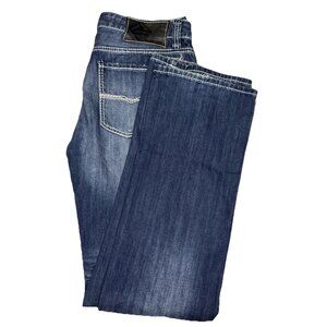 Rock & Roll Cowboy Dark Wash Straight Leg Jeans Men’s 34X36